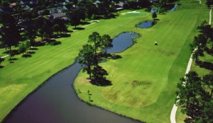 Riverlands Golf Country Club Aerial View Single Hole